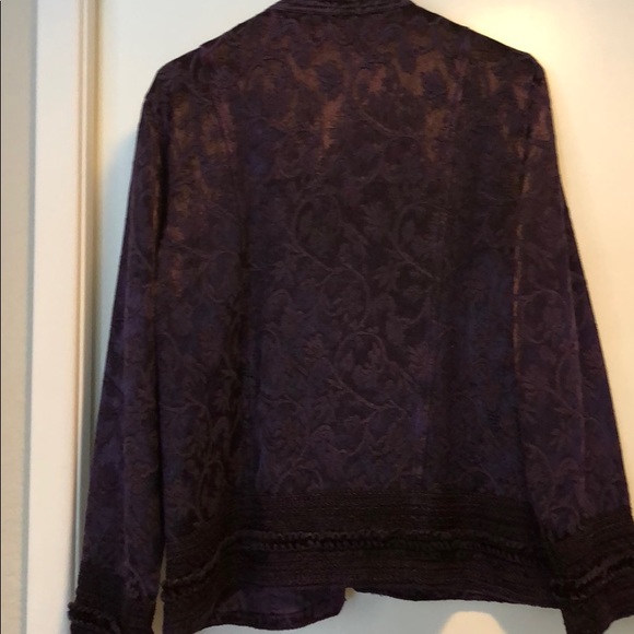 Coldwater Creek Blazer/jacket purple size Large - Picture 3 of 5